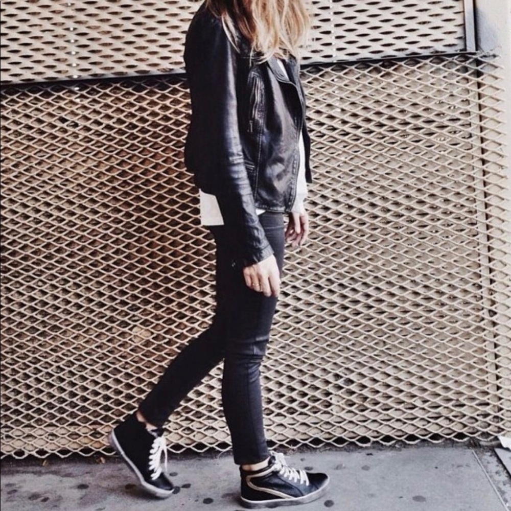 Black High Top Sneakers